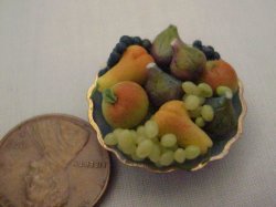 Castle food Tudor bowl of fruit